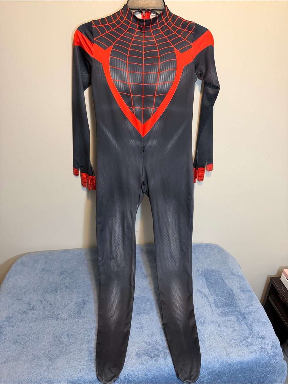 Kids Black and Red Superhero Jumpsuit Costume